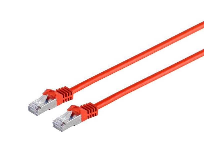 Microconnect SFTP70025R networking cable Red 0.25 m Cat7 S/FTP (S-STP)