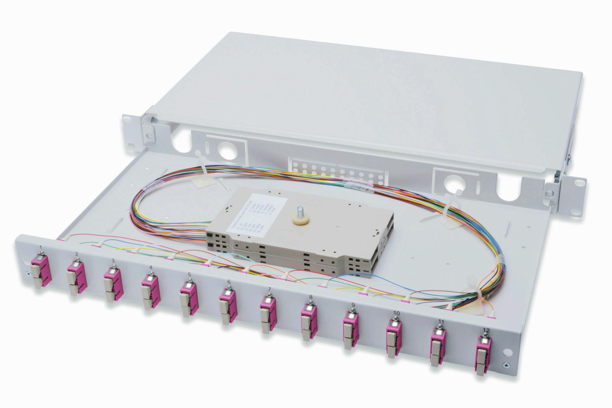 Digitus Fiber Optic Splice Box. Equipped. SC. OM4