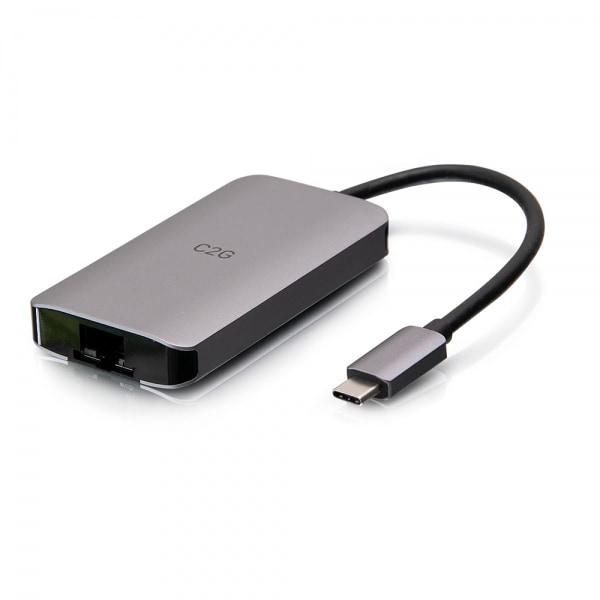 C2G USB-C 4-in-1 Mini Dock With HDMI. USB-A. Ethernet. And USB-C Power