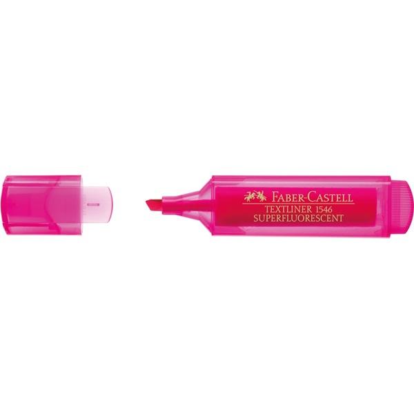 Faber-Castell Highlighter Textliner 46 Pink (Pack 10) - 154628