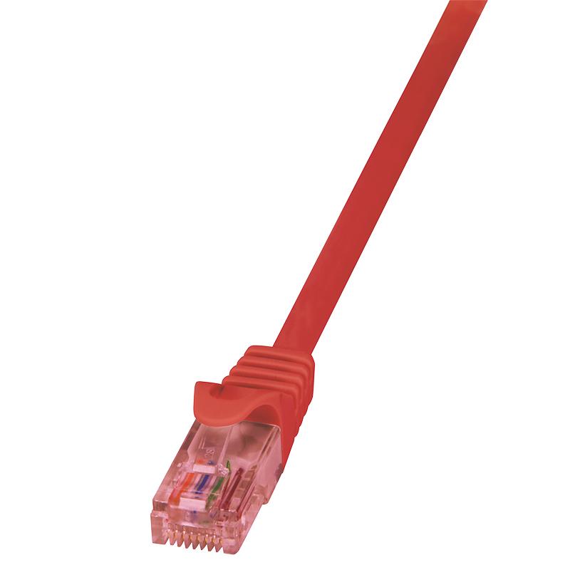 LogiLink 3m Cat.6 U/UTP networking cable Red Cat6 U/UTP (UTP)