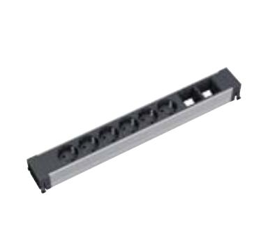 Bachmann 909.0026 power extension 4 AC outlet(s) Black