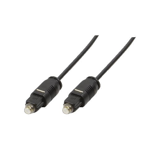 LogiLink Toslink - Toslink. 0.5m audio cable Black