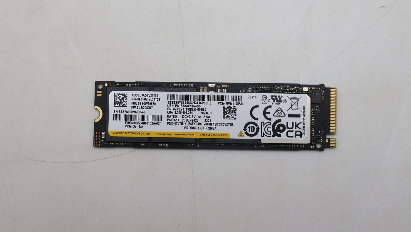 Lenovo 1TB M.2 2280 PCIe 4.0 NVMe SSD