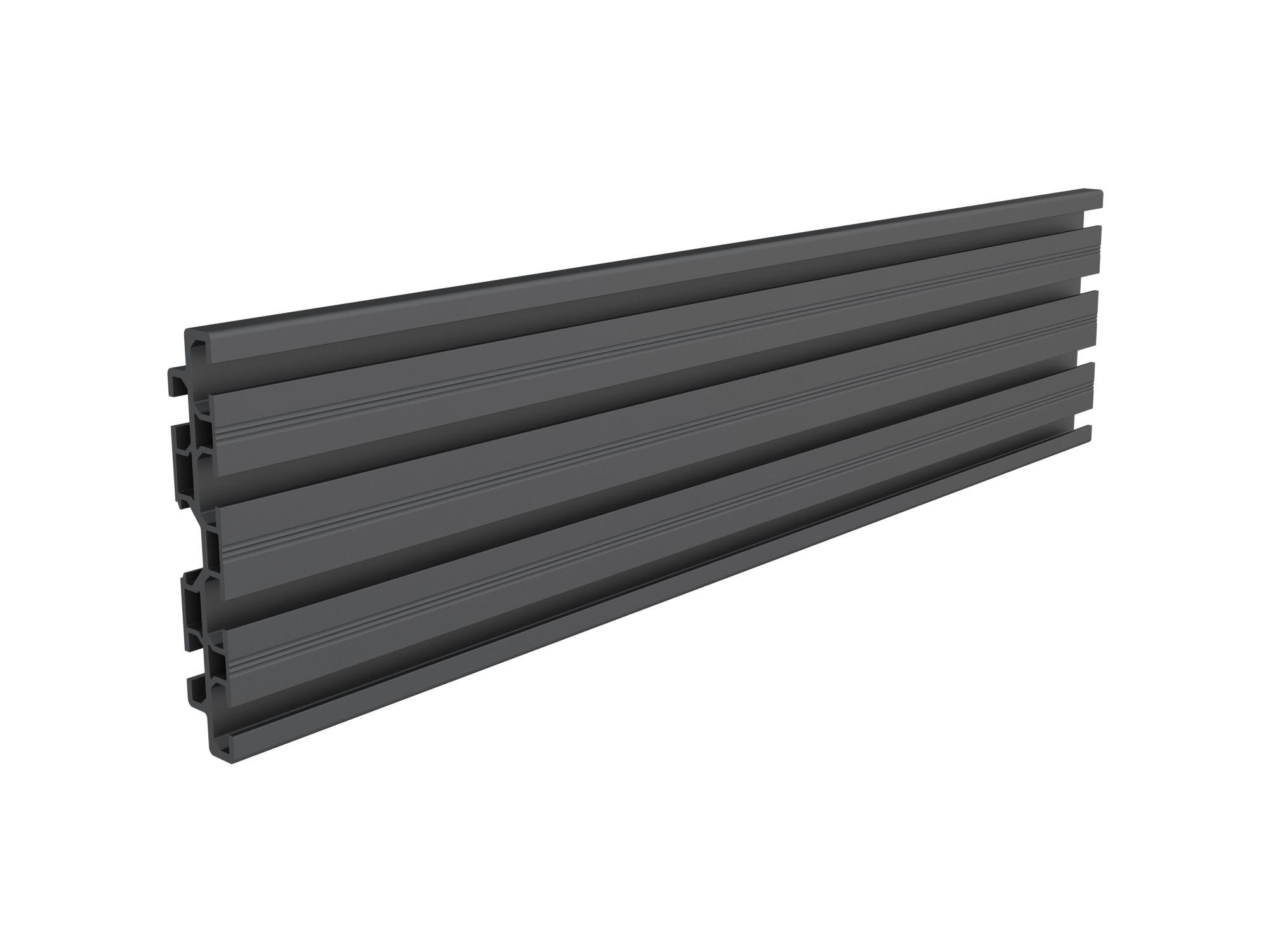 Multibrackets M Pro Series - Single Screen Rail 48cm Black