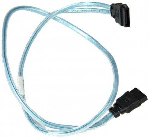 Supermicro Round SATA cable 0.55 m Black. Blue