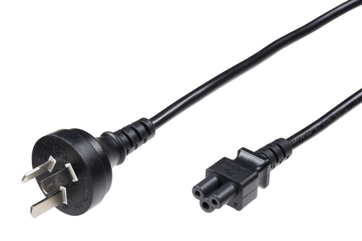 Microconnect PE150818 power cable Black 1.8 m Power plug type I C5 cou