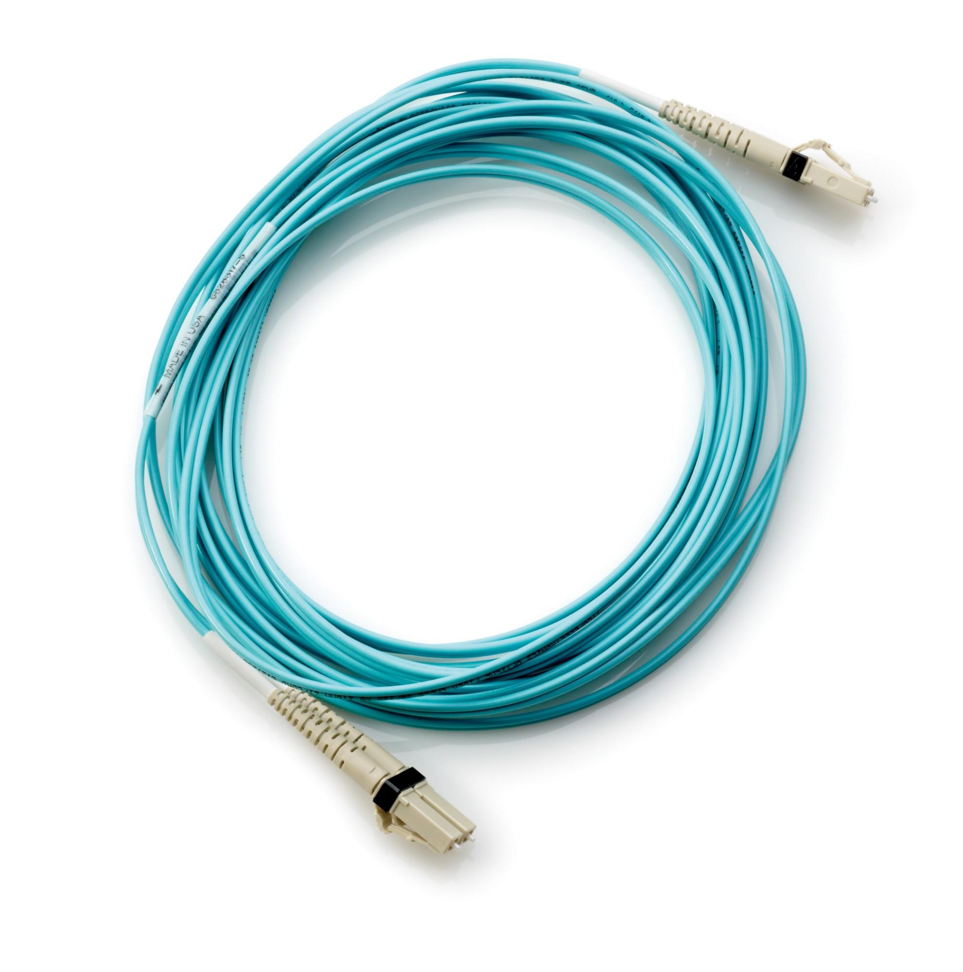 HPE AJ834A fibre optic cable 1 m LC Blue