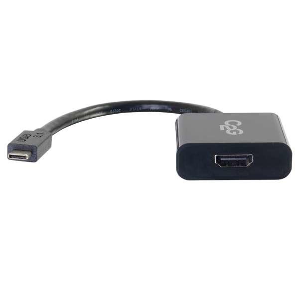 C2G USB 3.1 USB C to HDMI Audio/Video Adapter - USB Type C to HDMI Bla