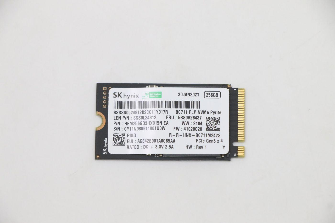 Lenovo 256GB M.2 2242 PCIe 3.0 NVMe