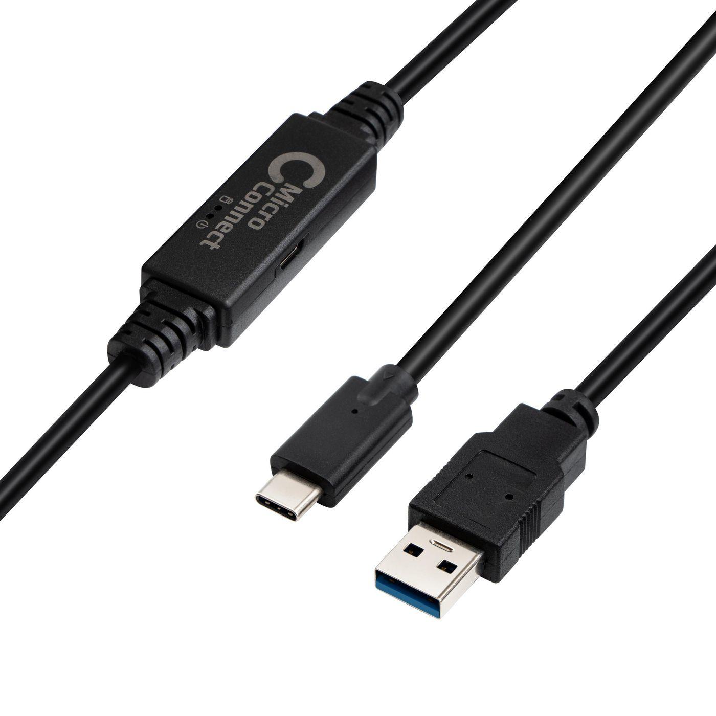 Microconnect USB3.1CA5AMP USB cable USB 3.2 Gen 1 (3.1 Gen 1) 5 m USB