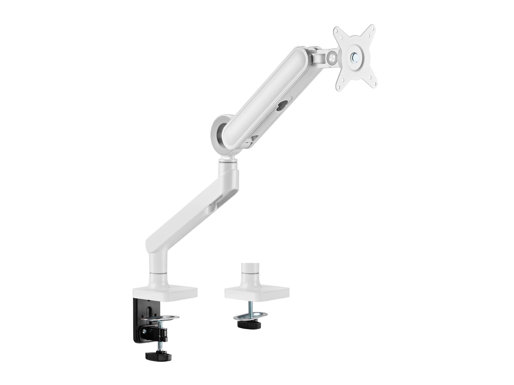 LevelOne Equip 650185 17-35 Premium Monitor Desk Mount Bracket; White