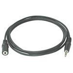 C2G 3m 3.5mm Stereo Audio Extension Cable M/F Audio Cable Black