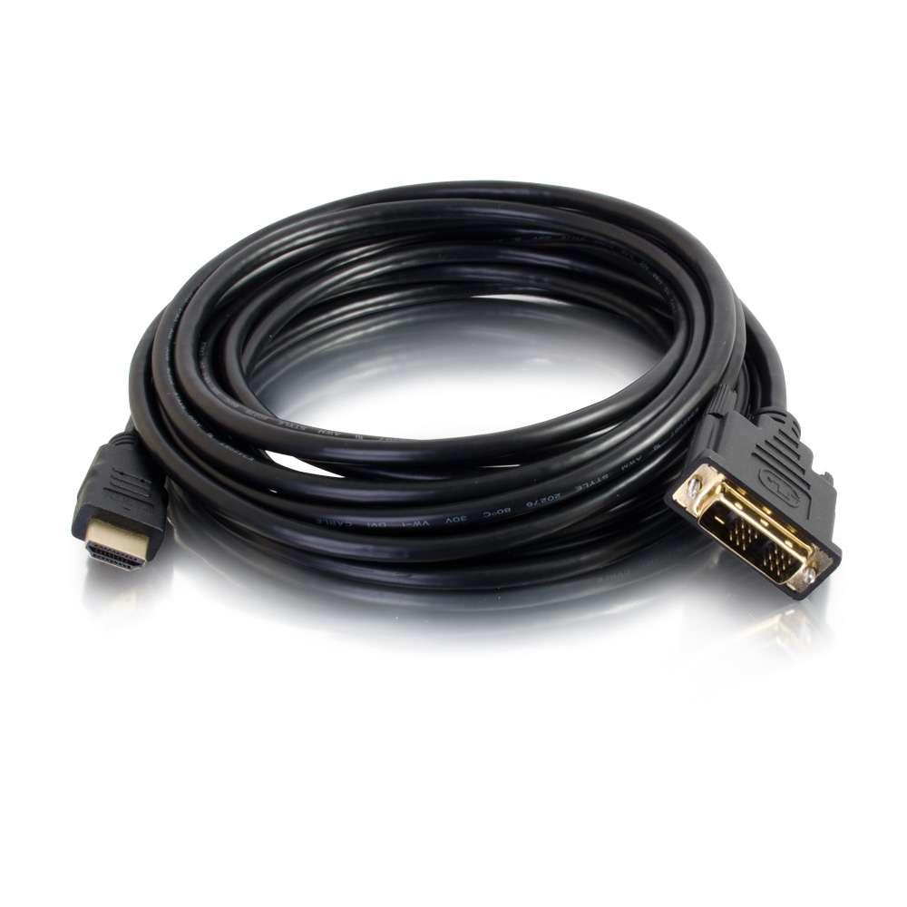 C2G 42514 Video Cable Adapter 1 M HDMI DVI-D Black