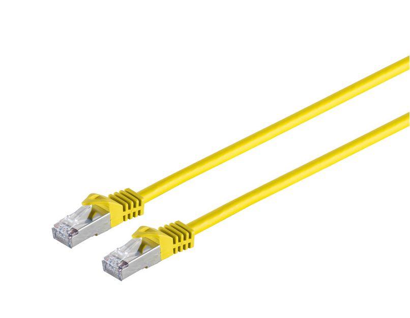 Microconnect SFTP720Y networking cable Yellow 20 m Cat7 S/FTP (S-STP)