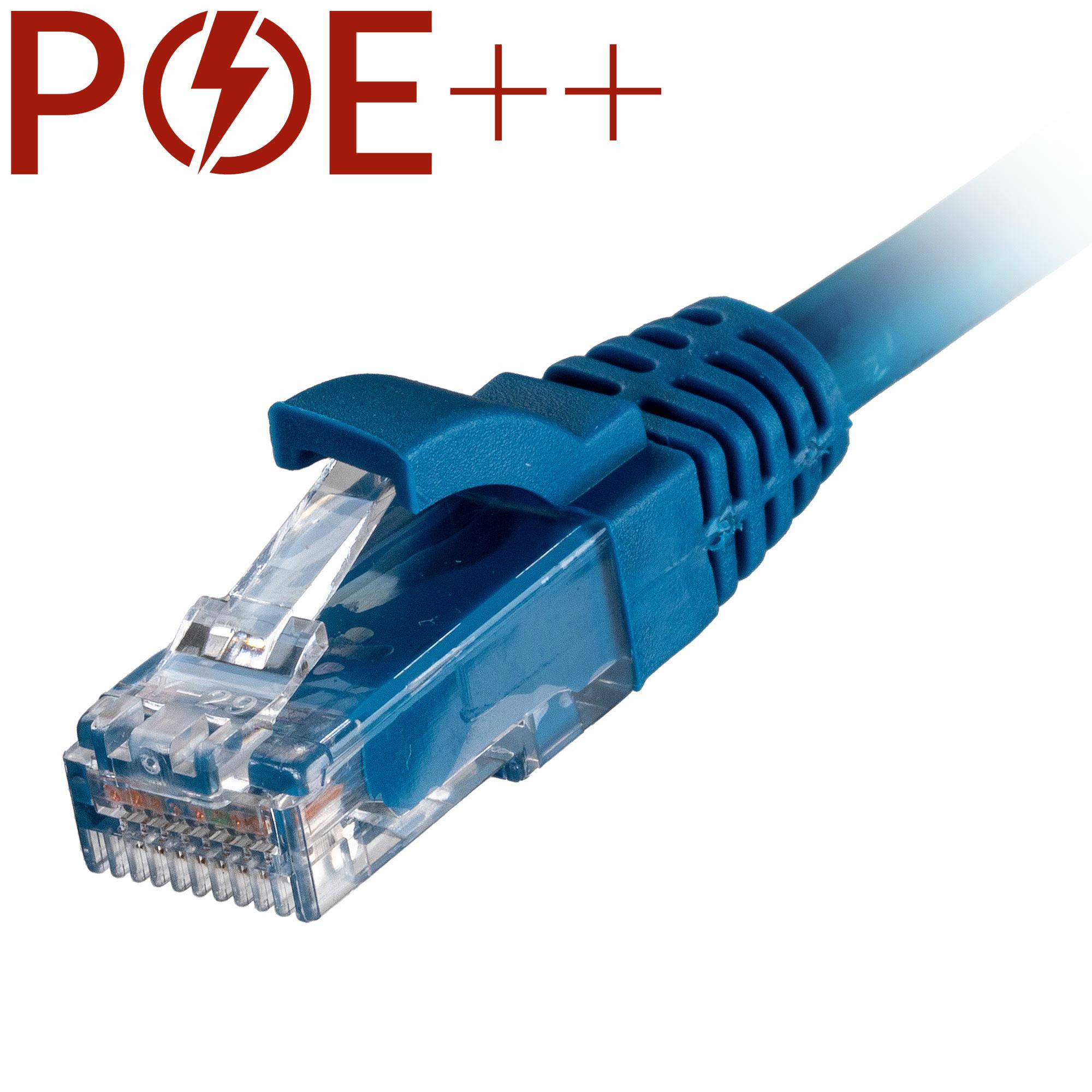 Cablenet 10m Cat6 RJ45 Blue U/UTP LSOH 24AWG Snagless Booted Patch Lea