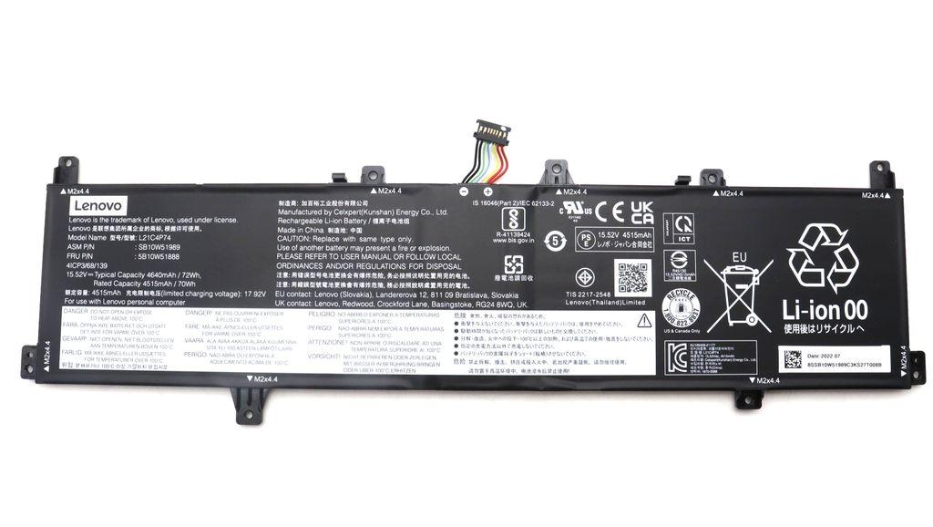 Lenovo 72Wh internal lithium-ion