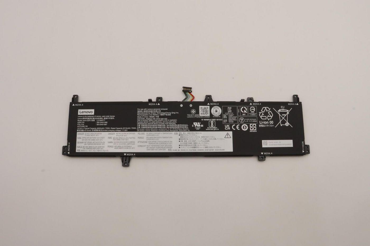 Lenovo 72Wh Internal Lithium-Ion