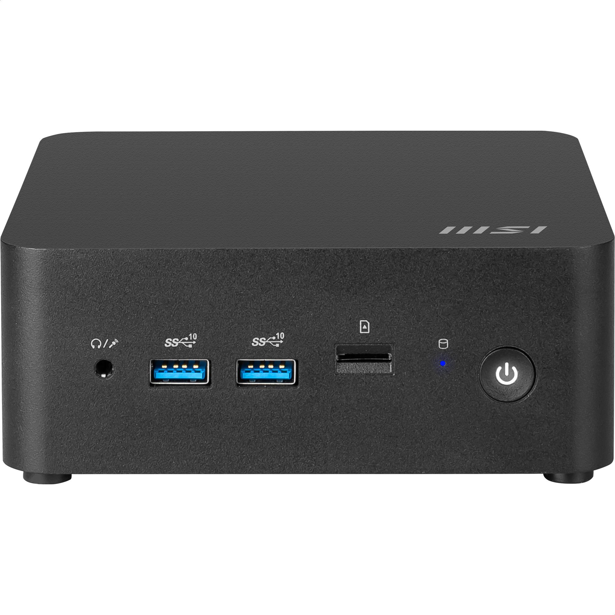 MSI Cubi NUC 13MQG Intel Core i7 1365U vPRO Barebone. NUC. SFF. Mini C