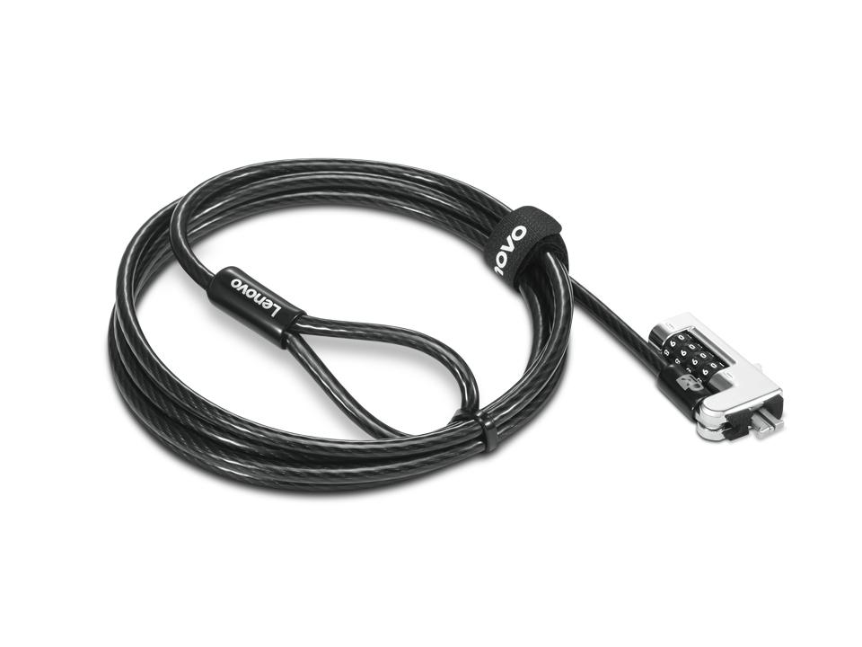 Lenovo 4XE1F30278 Cable Lock Black 1.8 M