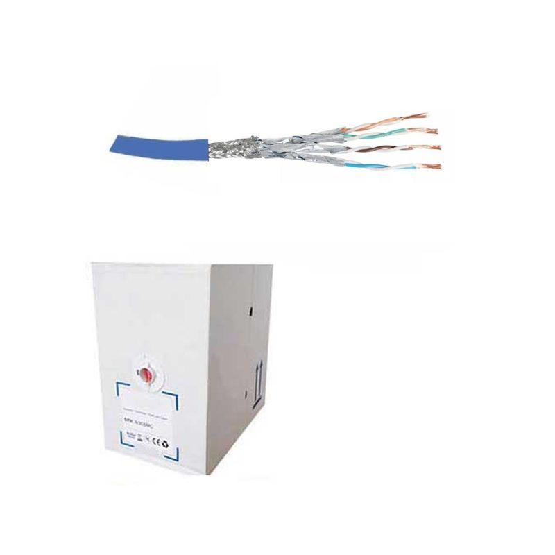 FDL CAT.6a S-FTP STRANDED PATCH CABLE LSZH (305M BOX) - BLUE