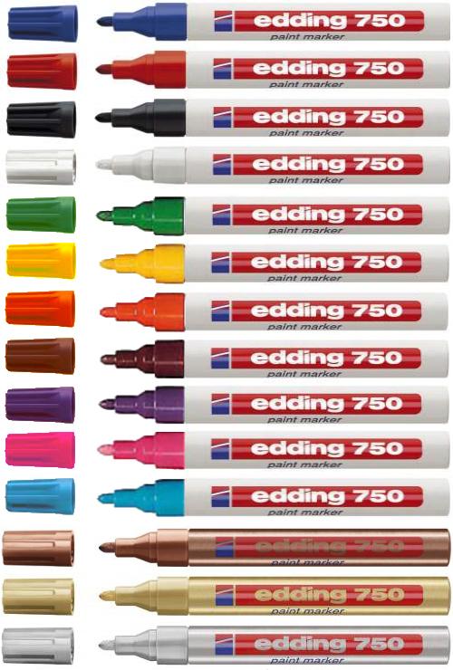 Edding 750 Blue 10 pc(s)