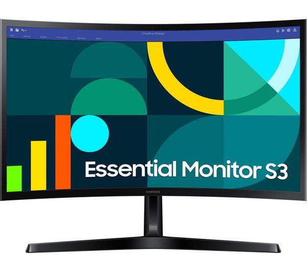 Samsung Full HD 27" Curved VA LCD Monitor -Black