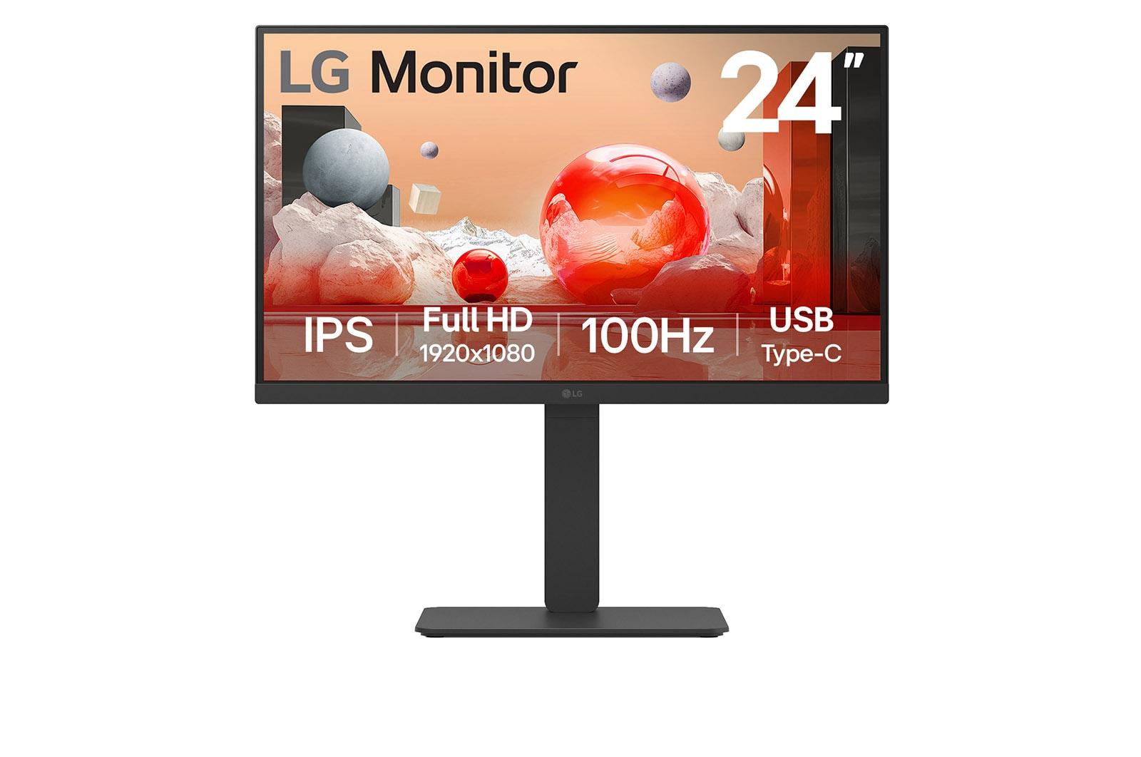 LG 24BA750-B Computer Monitor 60.5 Cm (23.8") 1920 X 1080 Pixels Full