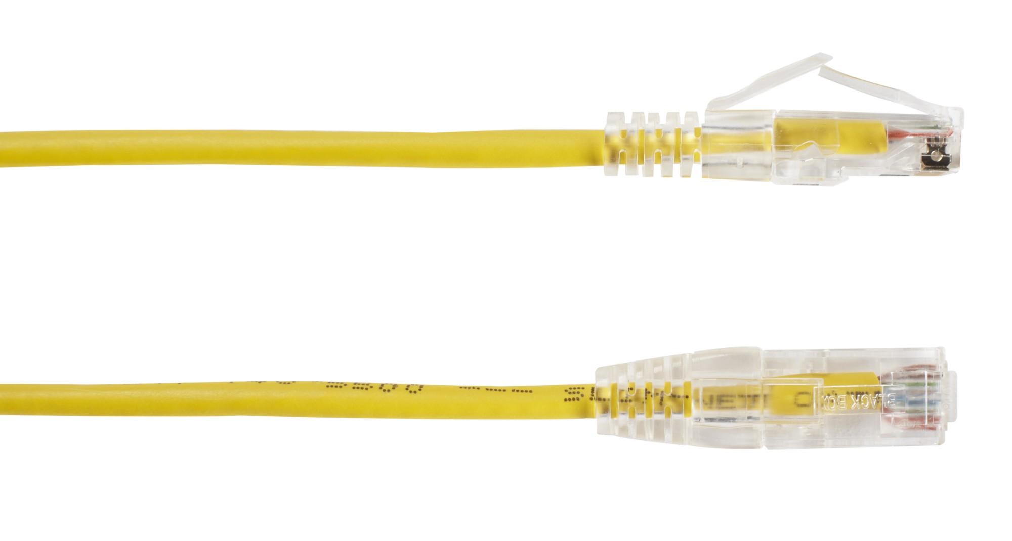 Black Box CAT6A 1.5m Networking Cable Yellow U/UTP (UTP)