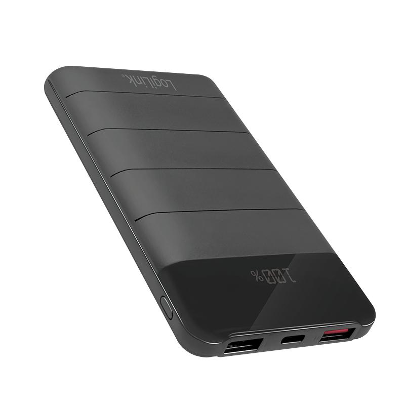 LogiLink PA0338RF power bank Lithium Polymer (LiPo) 10000 mAh Black