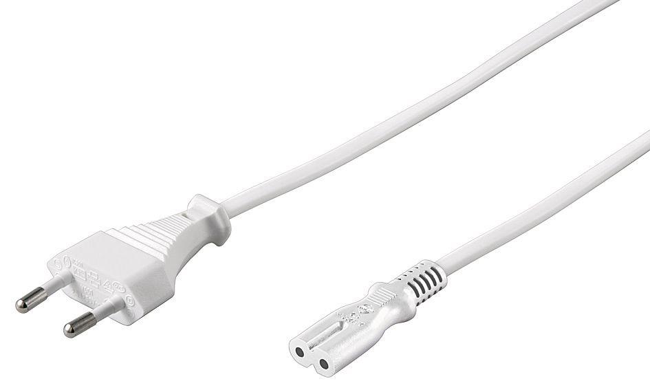 Microconnect PE030705W power cable White 0.5 m Power plug type C C7 co