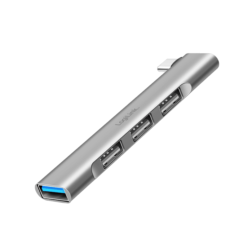 LogiLink USB 3.2 Gen1 Hub. 4-port. USB-C. 1x USB3.0 AF. 3x USB2.0 AF