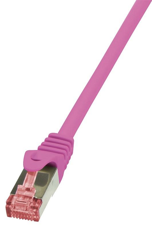 LogiLink Cat.6 S/FTP. 2m networking cable Pink Cat6 S/FTP (S-STP)