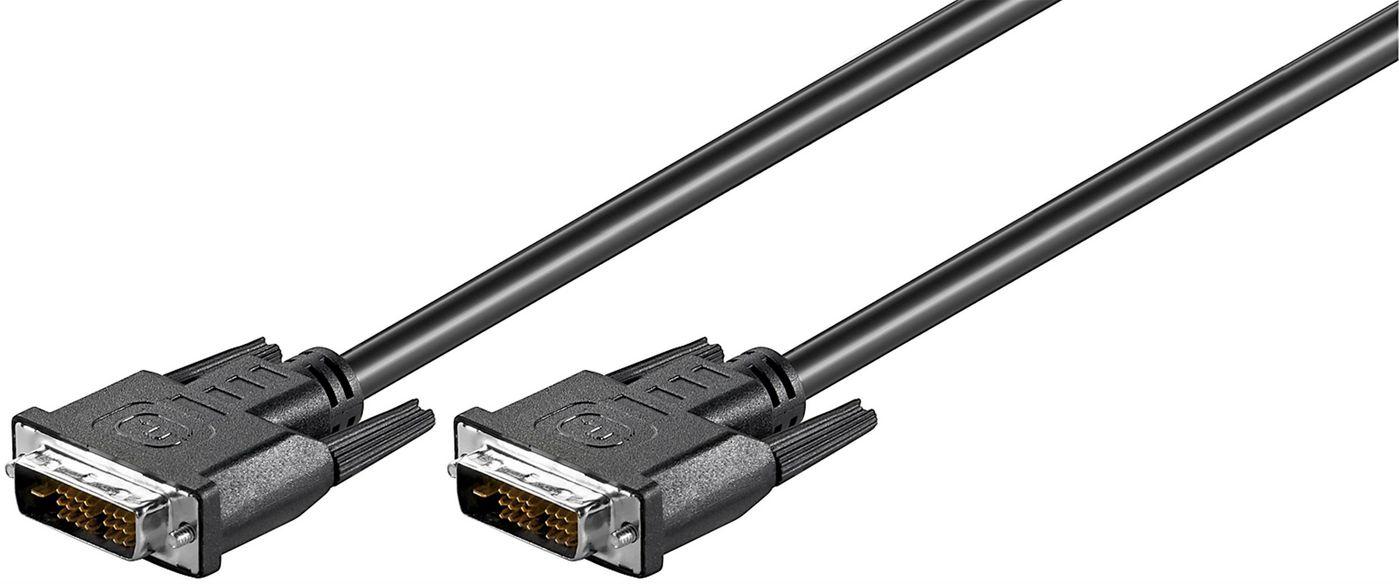 Microconnect MONCCS2 DVI cable 2 m DVI-D Black