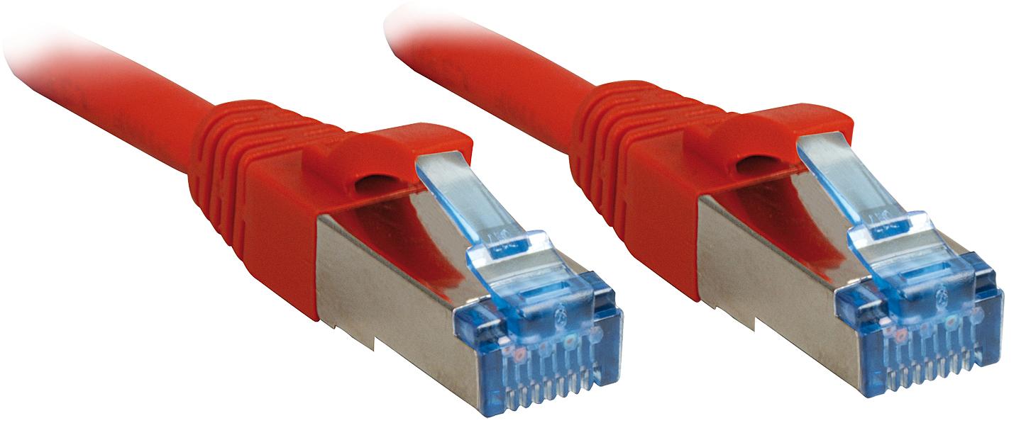 Lindy 10m Cat.6A S/FTP networking cable Red Cat6a S/FTP (S-STP)