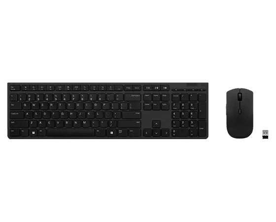 Lenovo 4X31K03967 keyboard Mouse included RF Wireless + Bluetooth QWERTY UK English Grey