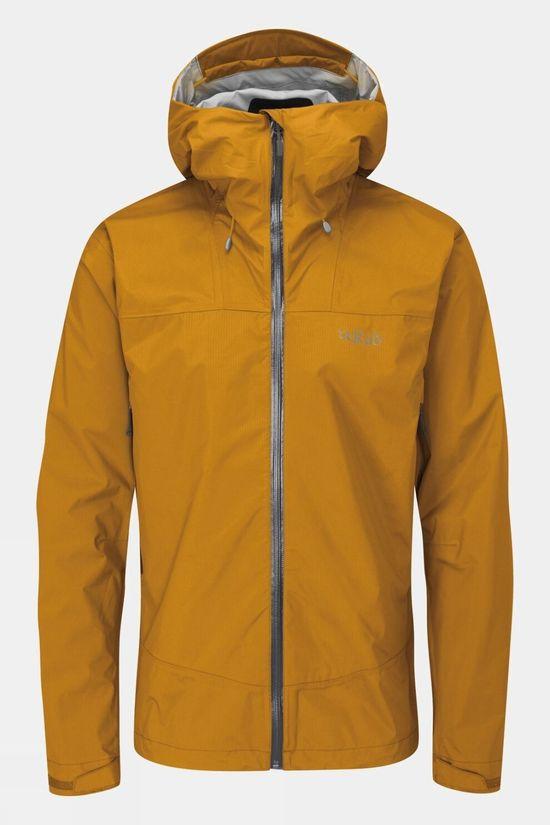 Rab Mens Downpour Plus 2.0 Jacket Orange Size