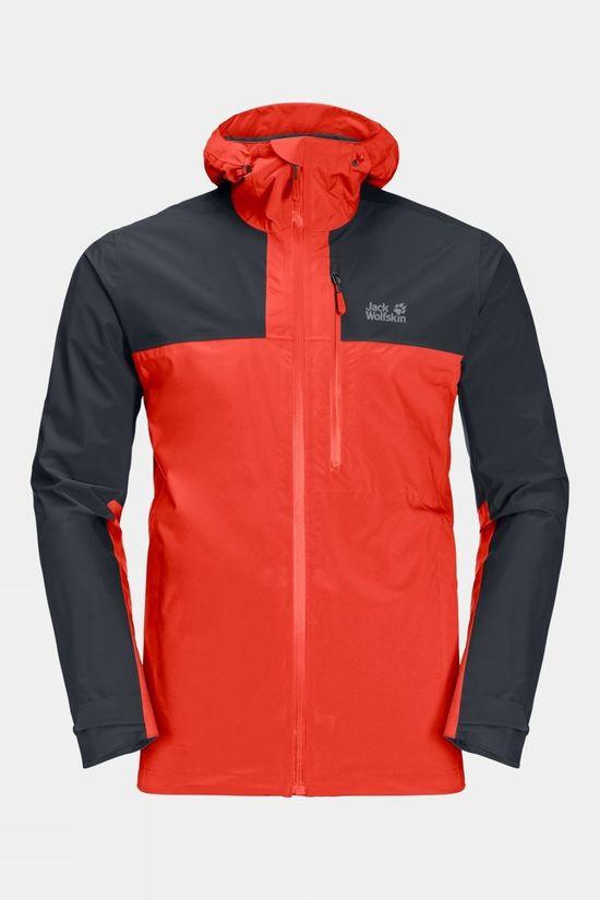 Jack Wolfskin Mens Go Hike Jacket Red Size