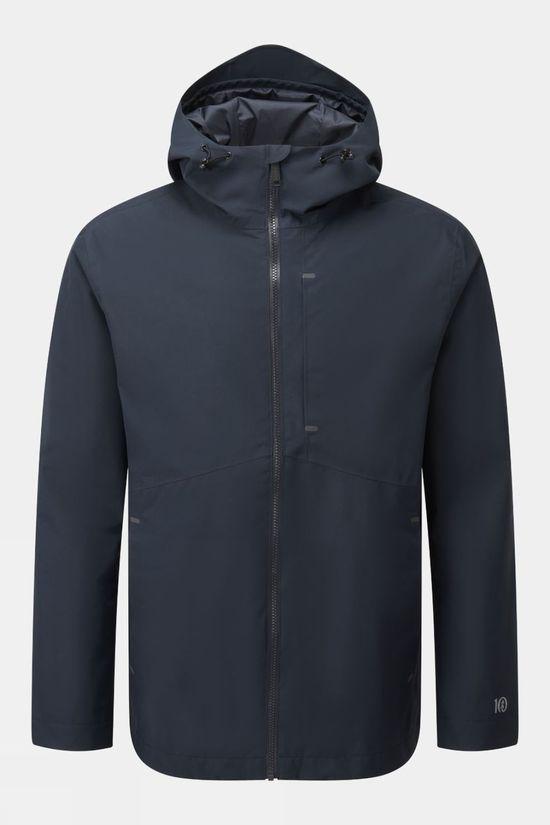 Tentree Mens Nimbus Rain Jacket Dk Blue Size