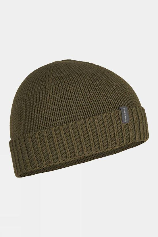 Icebreaker Unisex Vela Cuff Beanie Green Size