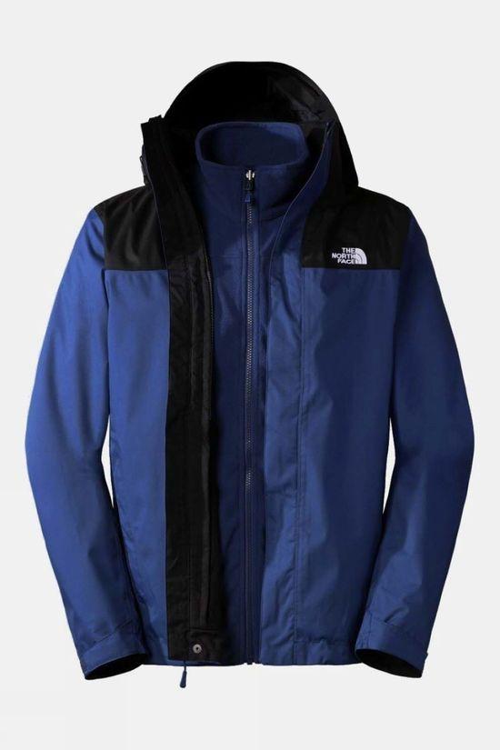 The North Face Mens Evolve II Triclimate Jacket Mid Blue Size