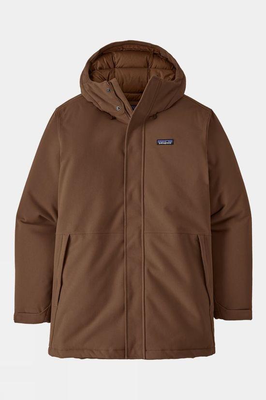 Patagonia Mens Lone Mountain Parka Dark Brown Size