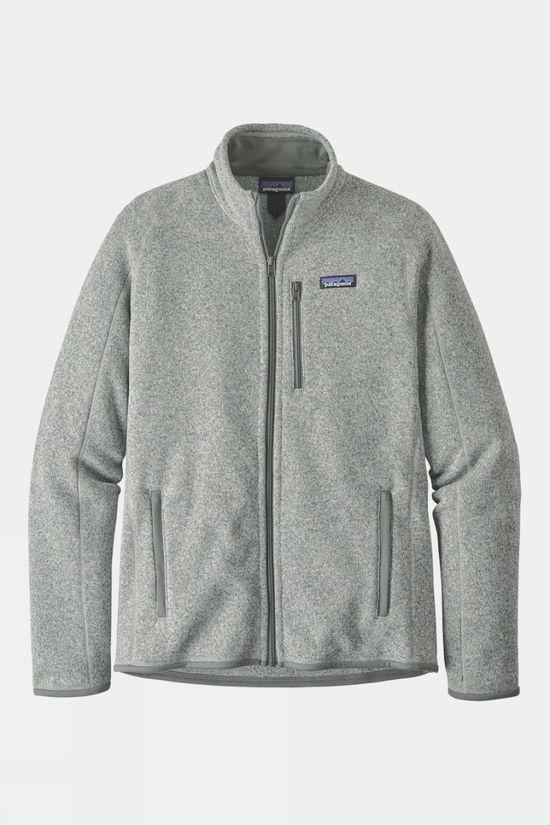 Patagonia Mens Better Sweater Fleece Jacket Lt Grey Size