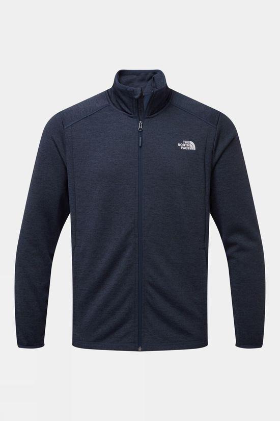 The North Face Mens Purna Full Zip Fleece Jacket Bright Blue Size