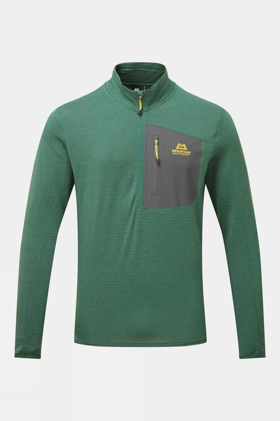 Mountain Equipment Mens Lumiko Zip T Fleece Dk Green Size