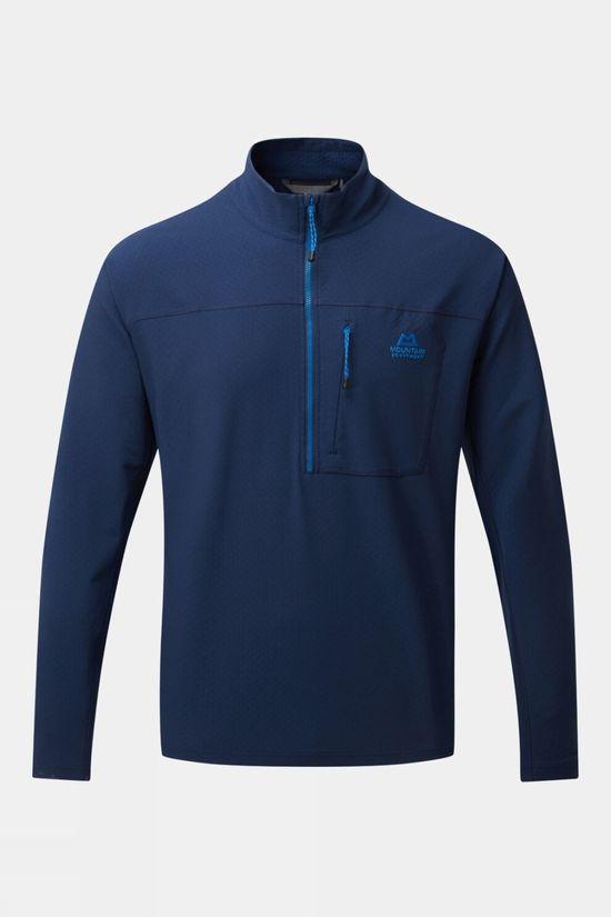 Mountain Equipment Mens Arrow 1/4 Zip Top Dk Blue Size