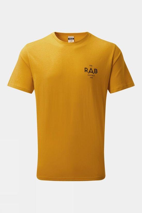 Rab Mens Stance Geo Tee Khaki Size