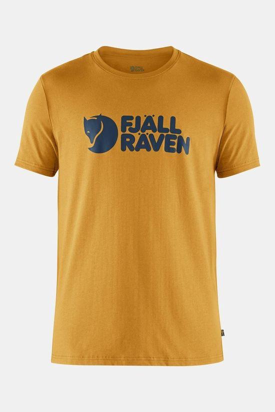 Fjallraven Mens Logo T-Shirt Yellow Size