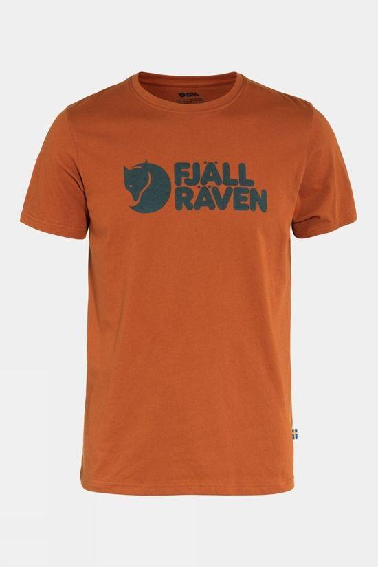 Fjallraven Mens Logo T-Shirt Rust Size