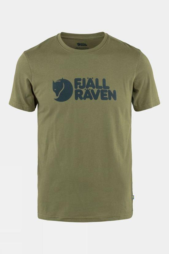 Fjallraven Mens Logo T-Shirt Green Size